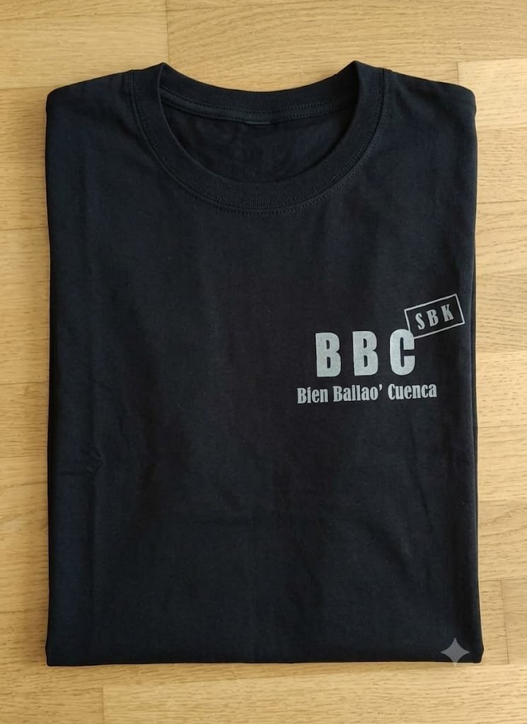 Camiseta oficial de Bien Bailao Cuenca, vista 1