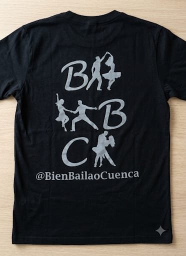 Camiseta oficial de Bien Bailao Cuenca, vista 2